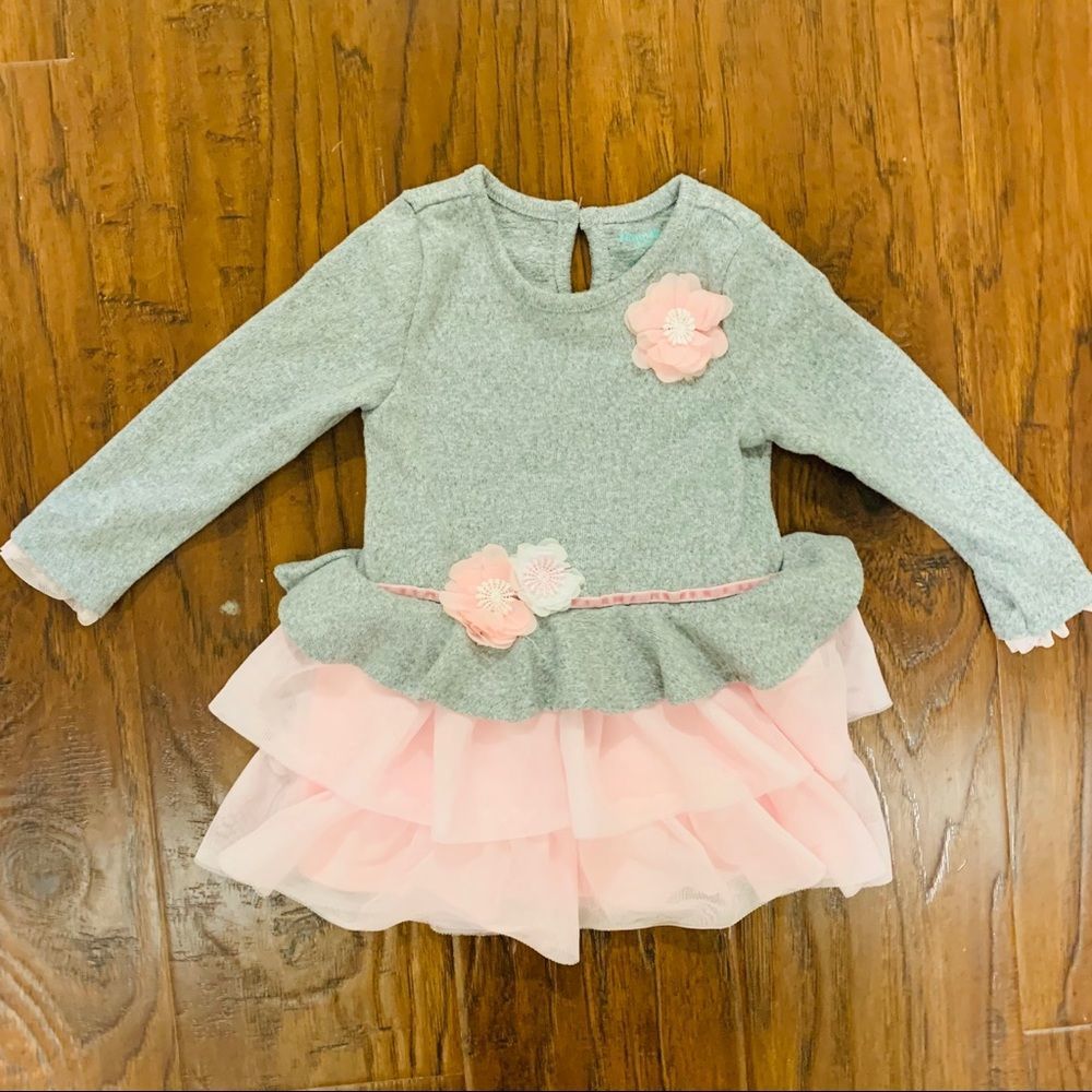 Nanette Baby | Gray Terry Dress